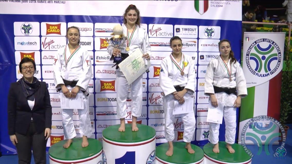 Silvia Pellitteri si laurea campionessa italiana assoluta di judo