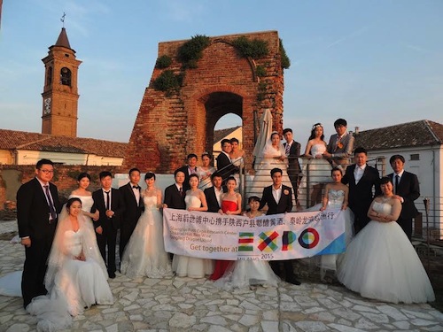 Da Shanghai al Monferrato, sposi cinesi brindano con l’Asti Docg