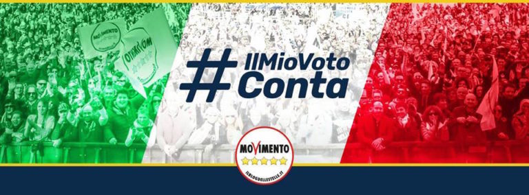 Il mio voto conta. Camminata pacifica dei Cinquestelle di Asti