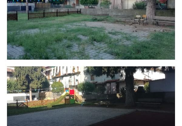 Asti: la scuola Cagni ha un nuovo cortile grazie all’associazione Gli Amici di Luca