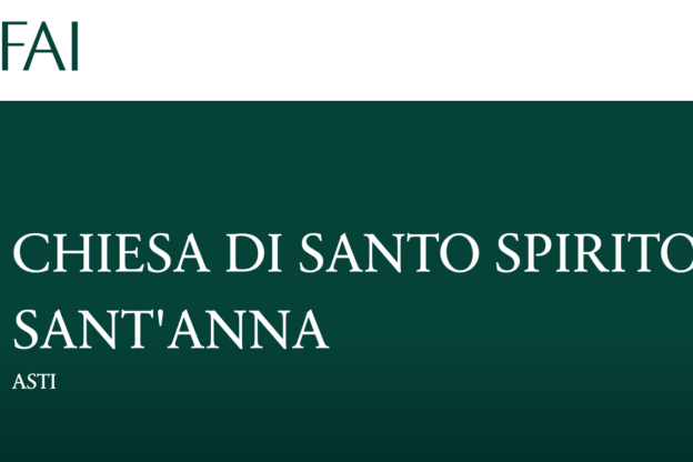 Asti, la chiesa di Santo Spirito e Sant’Anna candidata a Luogo del cuore FAI
