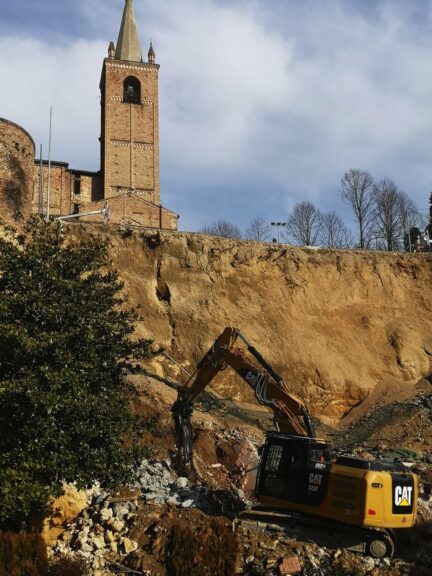 Moncalvo, un anno fa crollava il muro di Corso XXV Aprile. Il sindaco Orecchia: “Uno dei più tragici avvenimenti degli ultimi decenni”