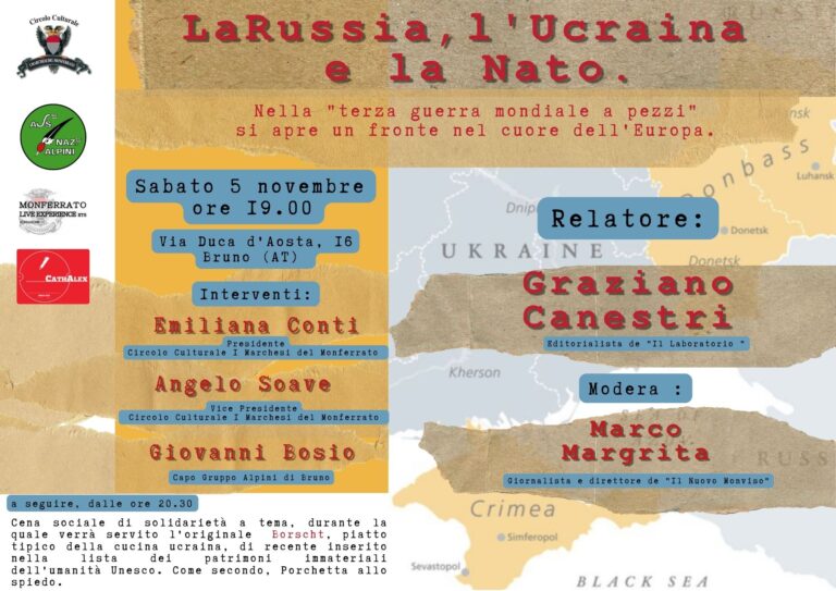 A Bruno si parla di Russia, Ucraina e Nato