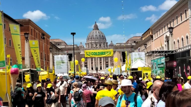 Delegazione Coldiretti Asti al Meeting Mondiale sulla Fraternità Umana Not Alone