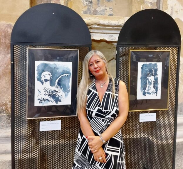 Acquerelli in mostra a Villafranca con poeti e musica classica 