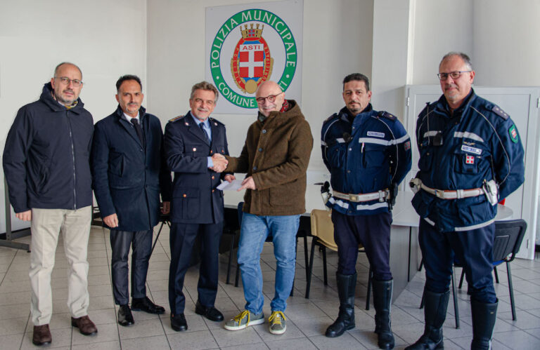 La polizia municipale in favore dell’Astro