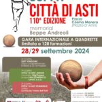 Tutto pronto per la 110^ Coppa Città di Asti