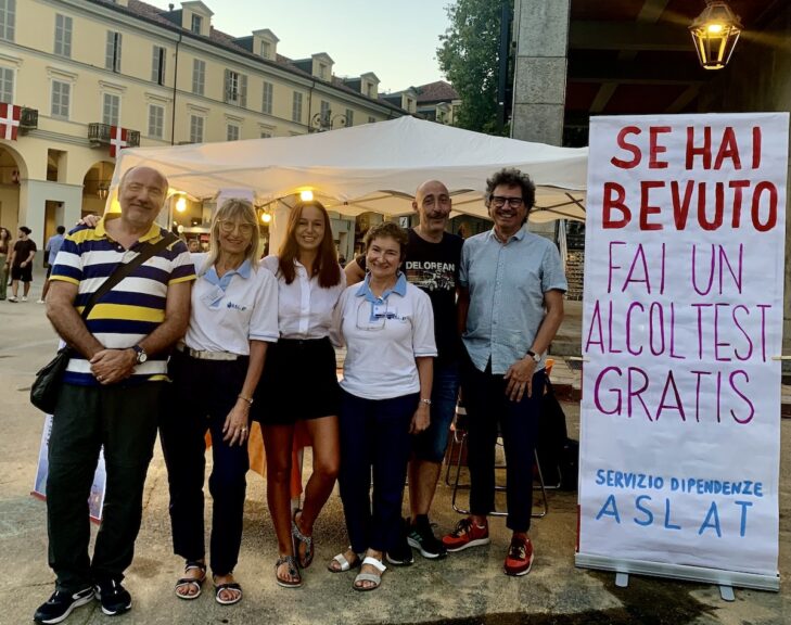 Il servizio Dipendenze dell’Asl con gli infermieri di comunità al Festival delle Sagre