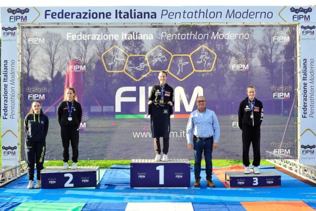 PENTATHLON MODERNO: ALICE RINAUDO ED EMANUELE TROMBONI VINCONO A PESARO IL CAMPIONATO ITALIANO LASER RUN