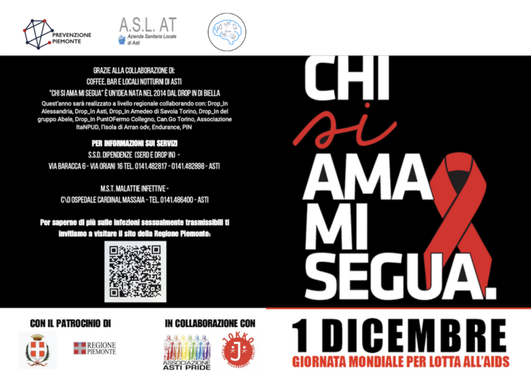 Giornata mondiale contro l’Aids: tutte le iniziative dell’Asl At