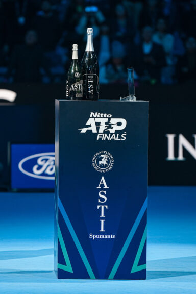 Alle Nitto Atp Finals si brinda con l’Asti Docg per il quarto anno consecutivo