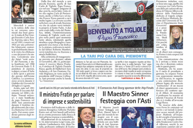 Prima pagina – 22 novembre 2024