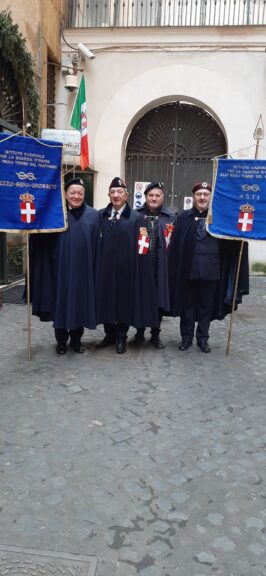 Le Guardie d’Onore alle Reali Tombe del Pantheon compiono 147 anni: la delegazione astigiana a Roma per le celebrazioni