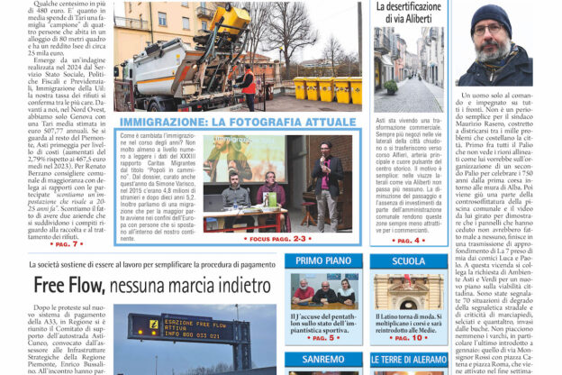 Prima pagina – 21 febbraio 2025