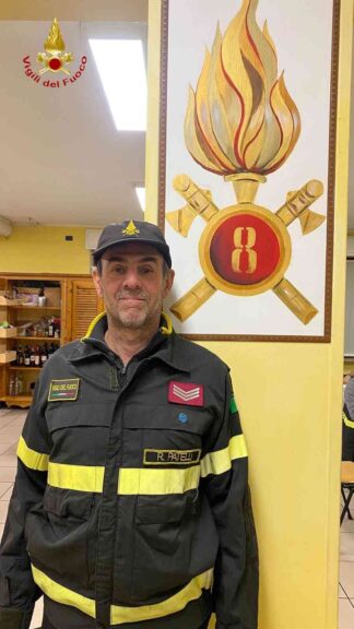 Meritata pensione per il vigile del fuoco coordinatore Roberto Patelli