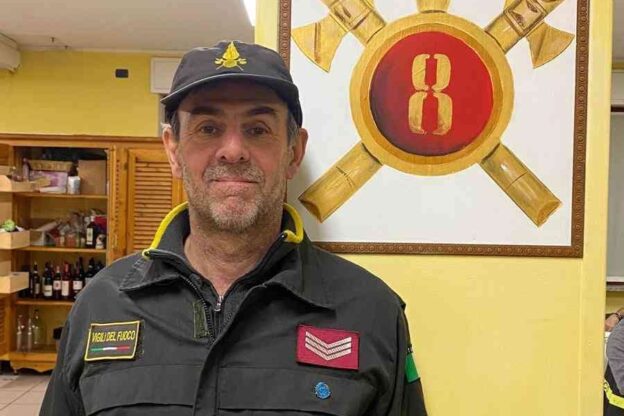 Meritata pensione per il vigile del fuoco coordinatore Roberto Patelli