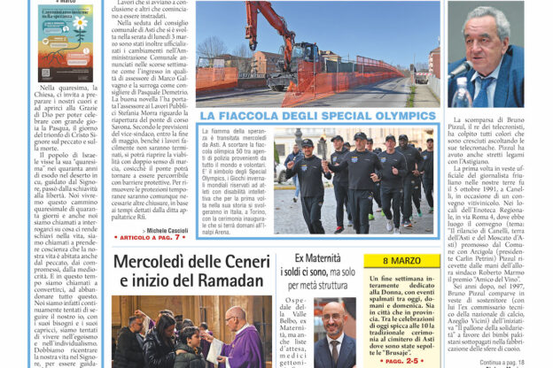 Prima pagina – 7 marzo 2025